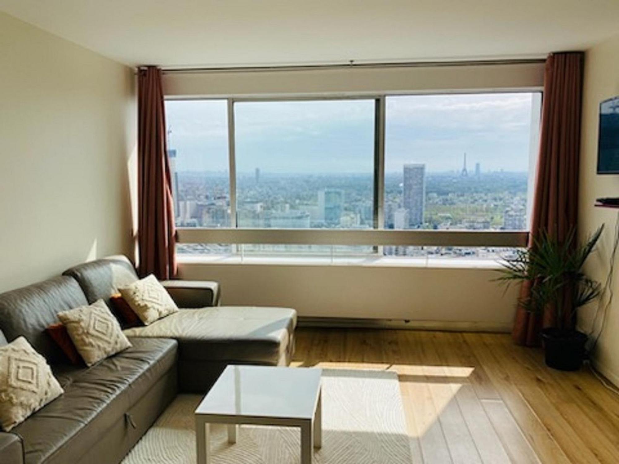 Apartment Paris La Defense Eiffel Tower Outlook Пюто Экстерьер фото